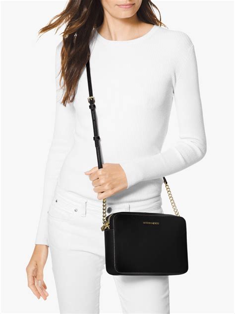 michael kors black saffiano bag|michael kors saffiano crossbody bag.